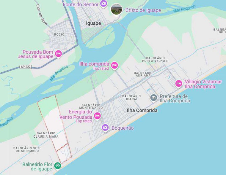 Lote terreno 250m² | Ilha Comprida/SP