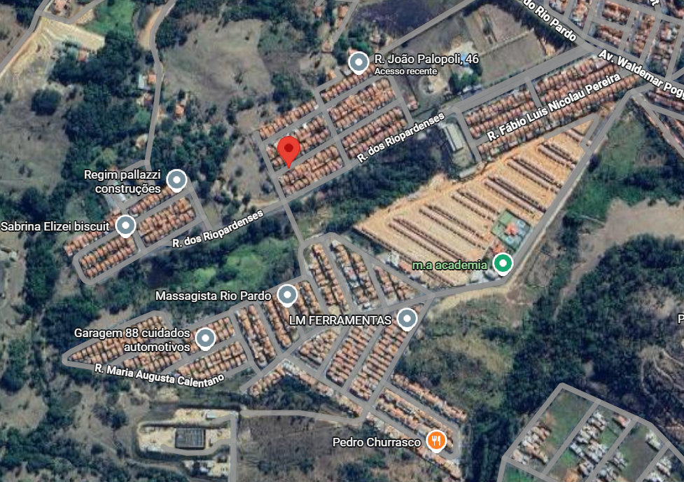 Uma Casa Residencial com área construída de 48,89 m², com área total de 195,80 m².